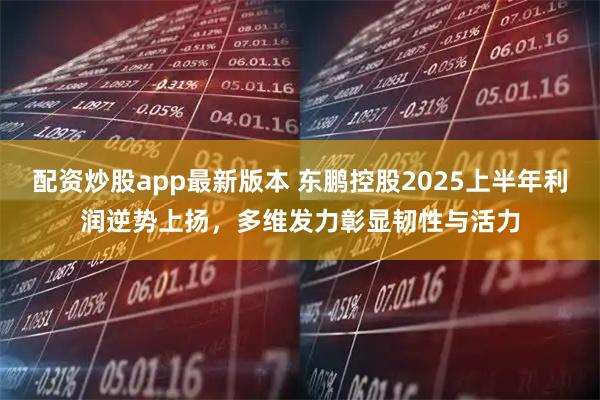 配资炒股app最新版本 东鹏控股2025上半年利润逆势上扬,多维发力彰显韧性与活力