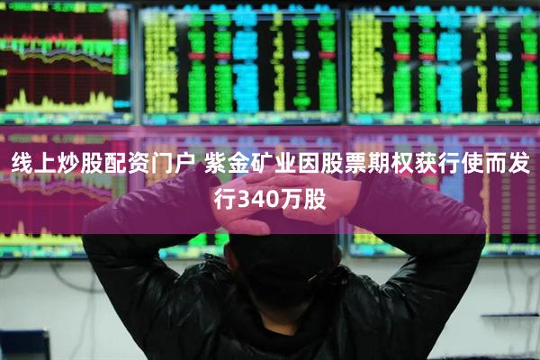 线上炒股配资门户 紫金矿业因股票期权获行使而发行340万股