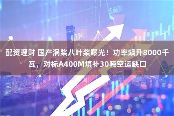 配资理财 国产涡桨八叶桨曝光!功率飙升8000千瓦,对标A400M填补30吨空运缺口